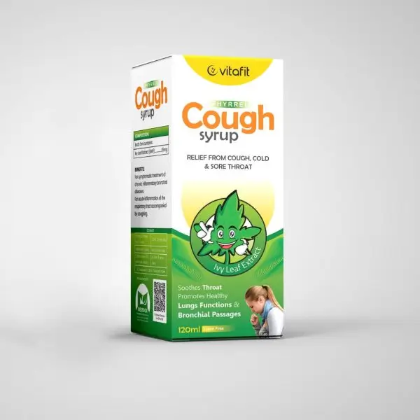 Best Syrup for Dry Cough in Pakistan by Vitafit Online for soothing throat irritation and cough relief.