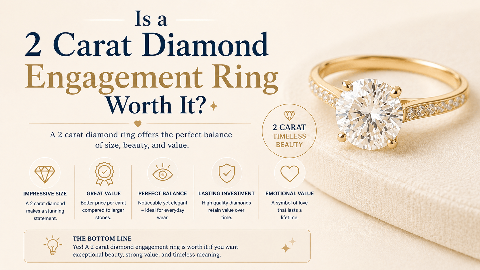 2 carat diamond engagement ring